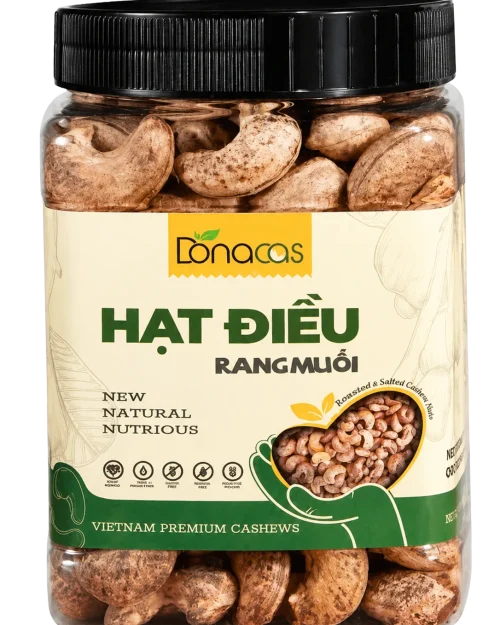 Alternative view of Hạt Điều Rang Muối Donacas – Hộp Premium 5