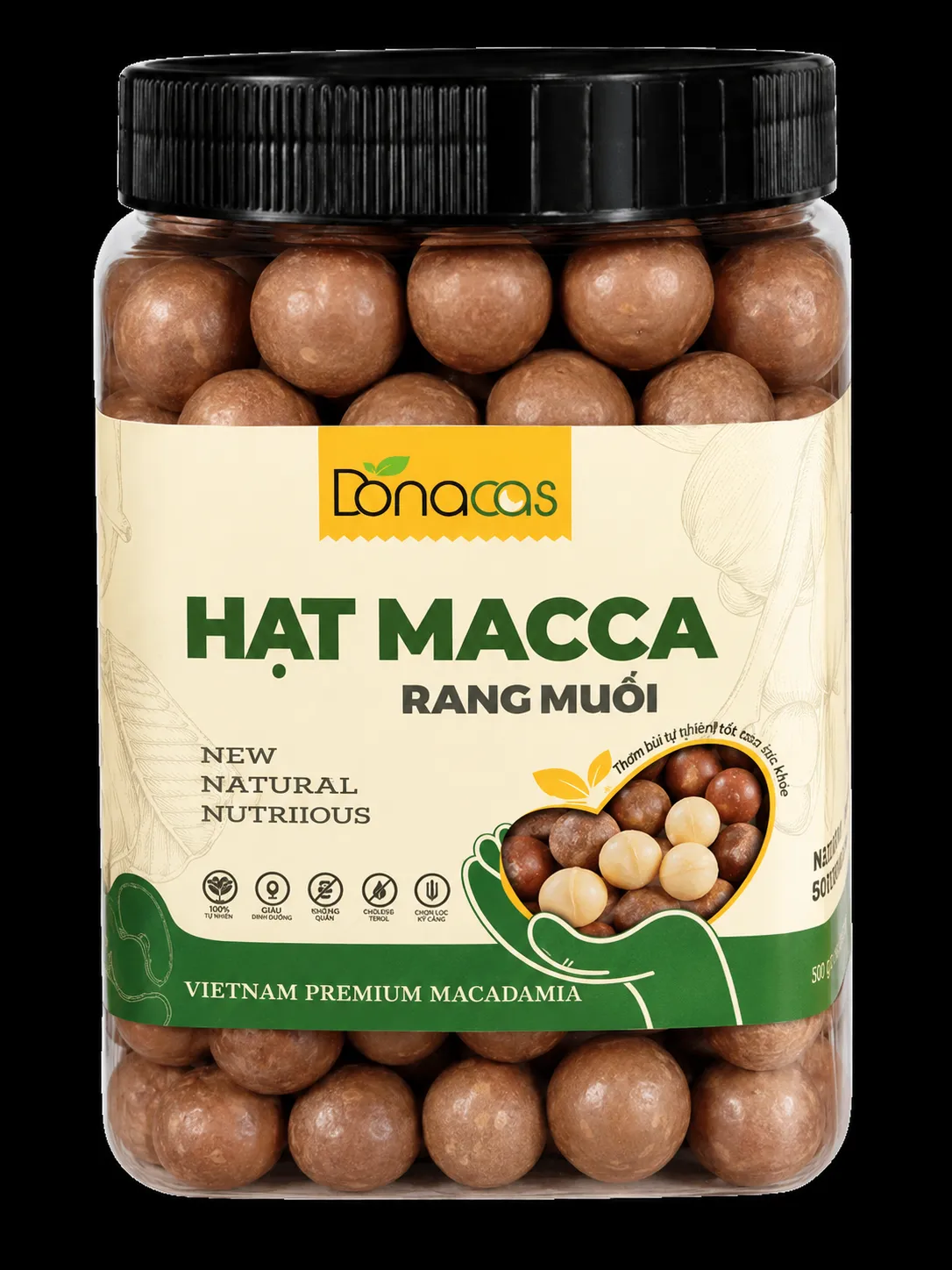 Hạt Maccar Tách vỏ 500gr